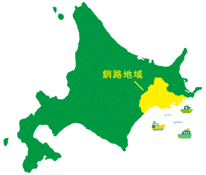 北海道・釧路の地図